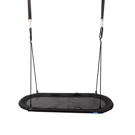 67 Oval Saucer Swing 700 lbs Capacity Waterproof Includes Pillow - SLSOVSWNG09BK