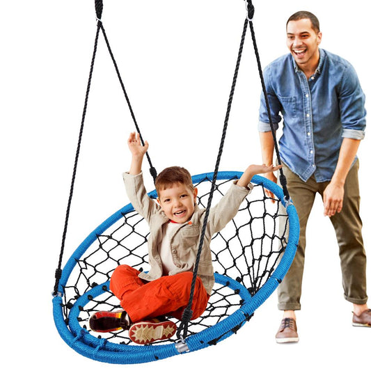 Hanging Netted Seat Swing - Relaxing Fun - UV Resistant - 35.5 Diameter - SLSWNG125