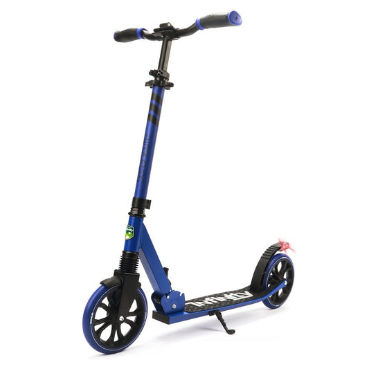 Folding Kick Scooter for Teens/Adults Smooth Ride Alloy Deck Blue - SLTS68